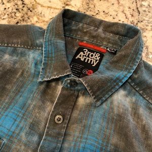 3rd & Army flannel shirt thin XL
